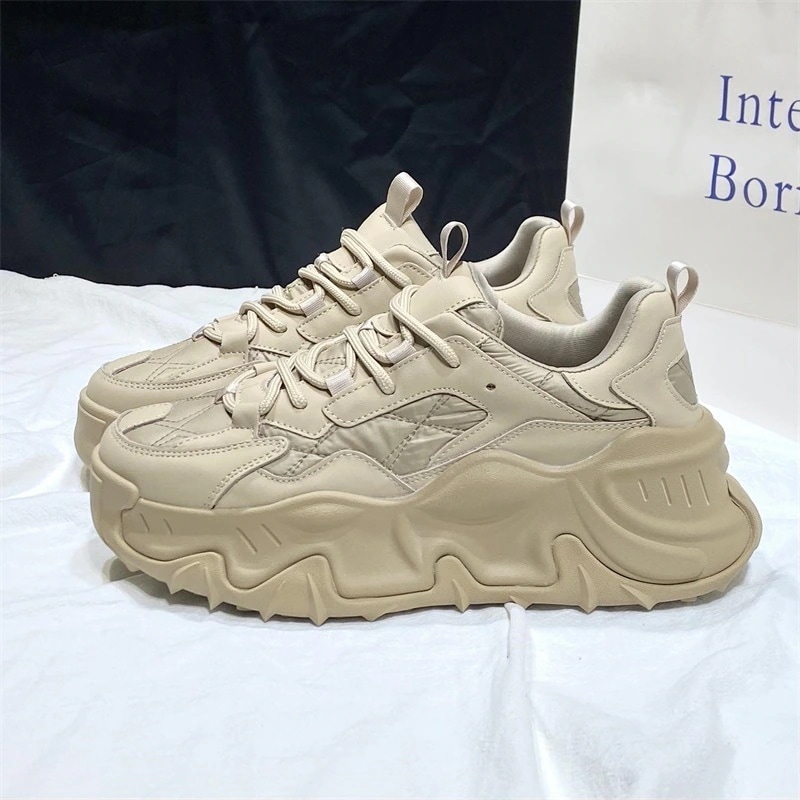 厚底スニーカー ブラック ダットスニーカー レディース 2023新 厚底靴 松糕靴 小柄 身長アップ ソフトレザー スニーカー J-X45