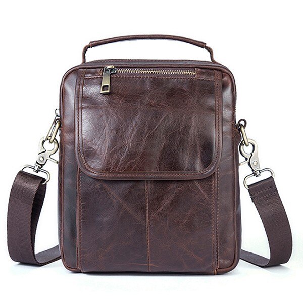 ショルダーバッグ ビジネス 牛革 斜め掛け 男女兼用 軽量 本革 大きめ
