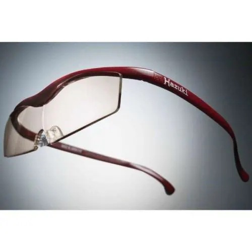 ハズキルーペ　赤色 853 超美品 ハズキルーペ 1.6X 赤 クリアレンズ 赤 ハズキルーペ