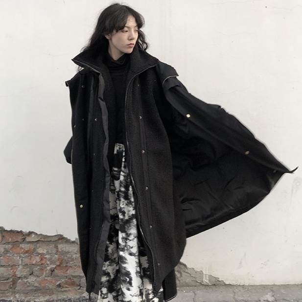 【短納期】アウター 3way コート ダウン 冬 中綿 ボア ジャケット ロング丈 2枚セット Wジップアップ レディース 個性的 きれいめ お洒落 大人可愛い 防寒 暖かい あったか ゆったり 大