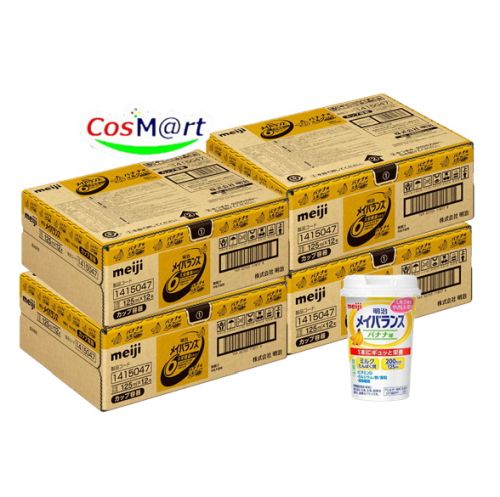 明治 メイバランス Mini【バナナ味 125ml12本4ケース】バランス栄養補助食品 介護 流動食 高カロリー食品 4902705118171-4 7,495円