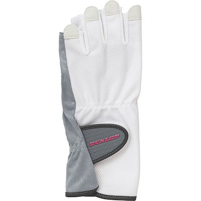 他サイト： DUNLOP ダンロップテニス ダンロップ DUNLOP レディース グローブ ハーフタイプ 両手セット TGG-0119W テニス 手袋 TGG0119W-003の商品画像