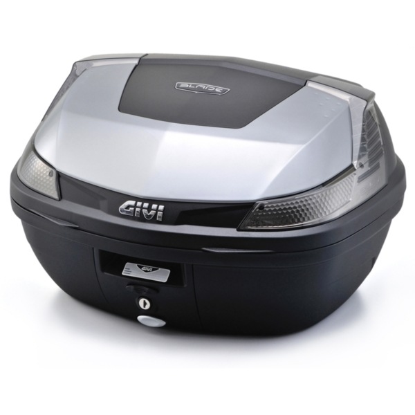 D94832 GIVI (ジビ) リアボックス 47L シルバー TECHスモークレンズ モノロック B47シリーズ B47NTMLG730D