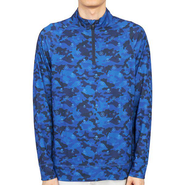 [釜山店] ゴルフウェア 男性 ハーフジップ 長袖Tシャツ G4MF22K78 TWCM