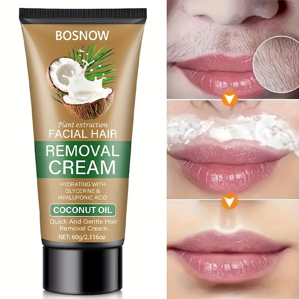 Qoo10] 60g ココナッツ脱毛クリーム 優しい脱