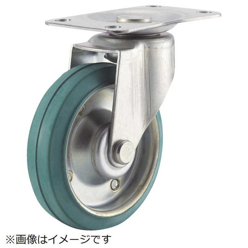 トラスコ中山　エコ省音運搬車用キャスターΦ130 自在　SD130DXJ