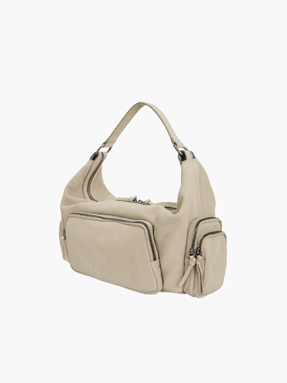 【MARGESHERWOOD】 CITY HOBO EW : NUDE NUBUCK