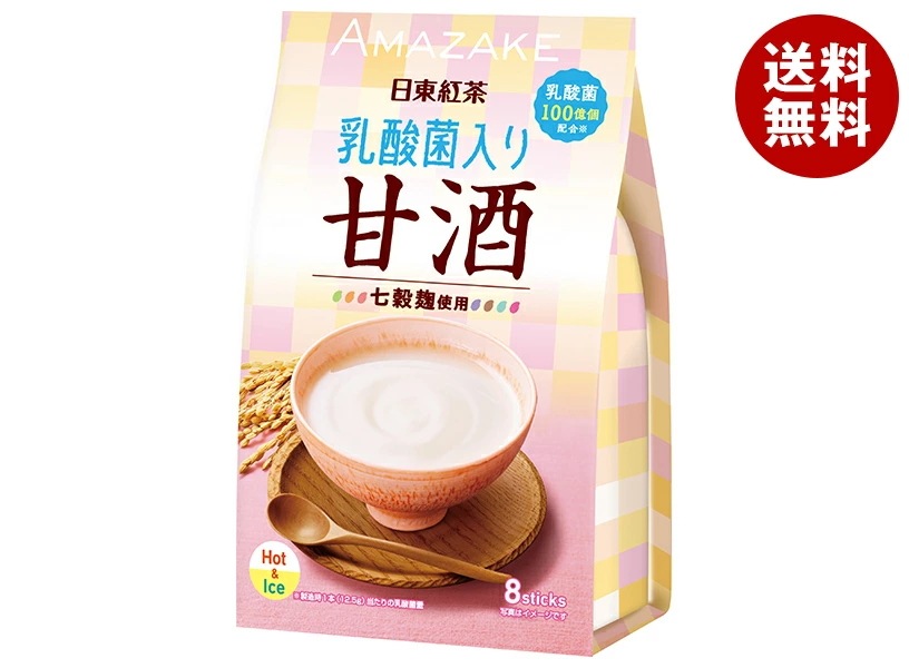 三井農林 日東紅茶 乳酸菌入り甘酒 12.5g×8本×24(6×4)袋入