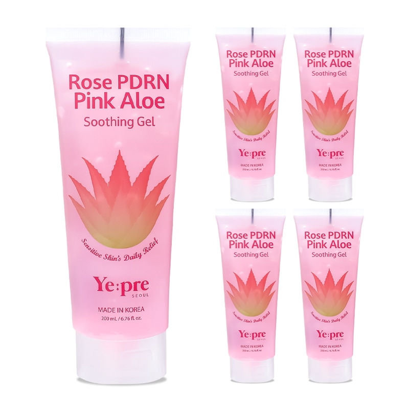 【5個セット】ロ一ズPDRN ピンクアロエ スージングジェル 200ml まとめ買い