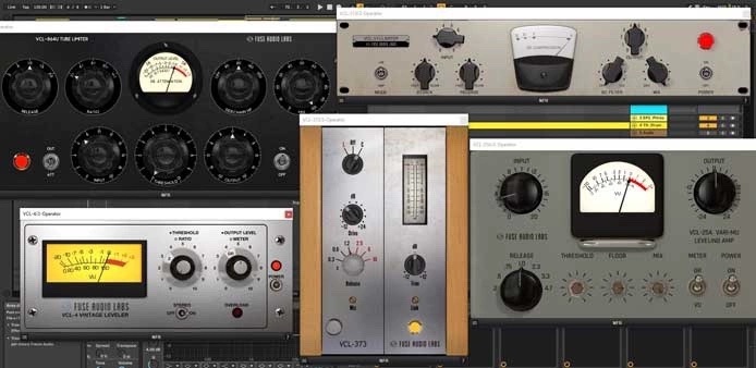 Fuse Audio Labs 32セットレトロスタジオミックスハードウェアアナログプラグインwin/mac