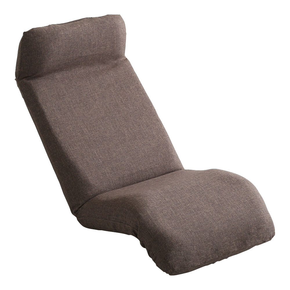 日本製カバーリングリクライニング一人掛け座椅子リクライニングチェアCalmy - カーミー - (ダウンスタイル) SH-07-CAY-D-BR　ブラウン