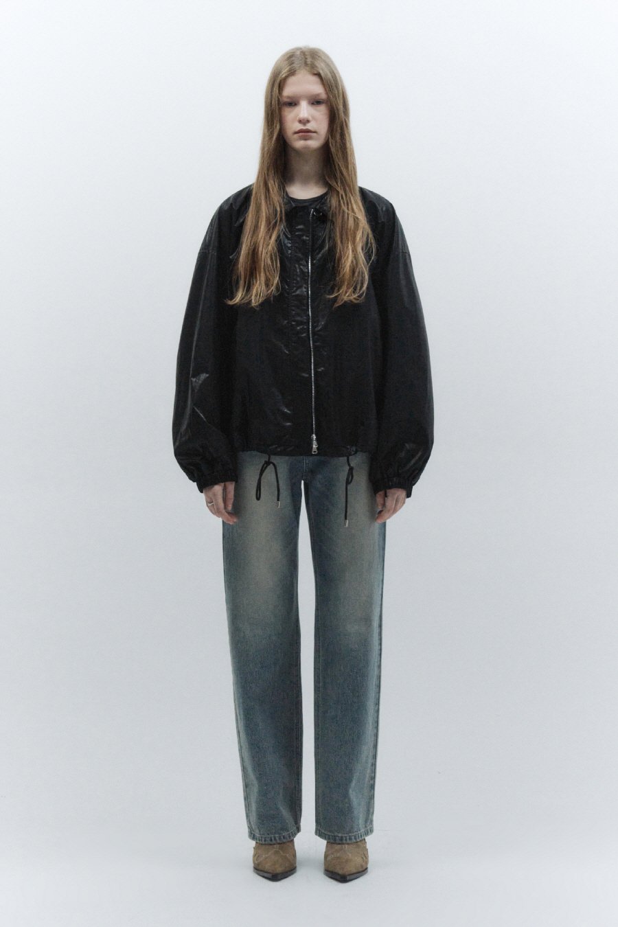 【INSILENCE】 CHINCH OVERSIZED JUMPER : BLACK