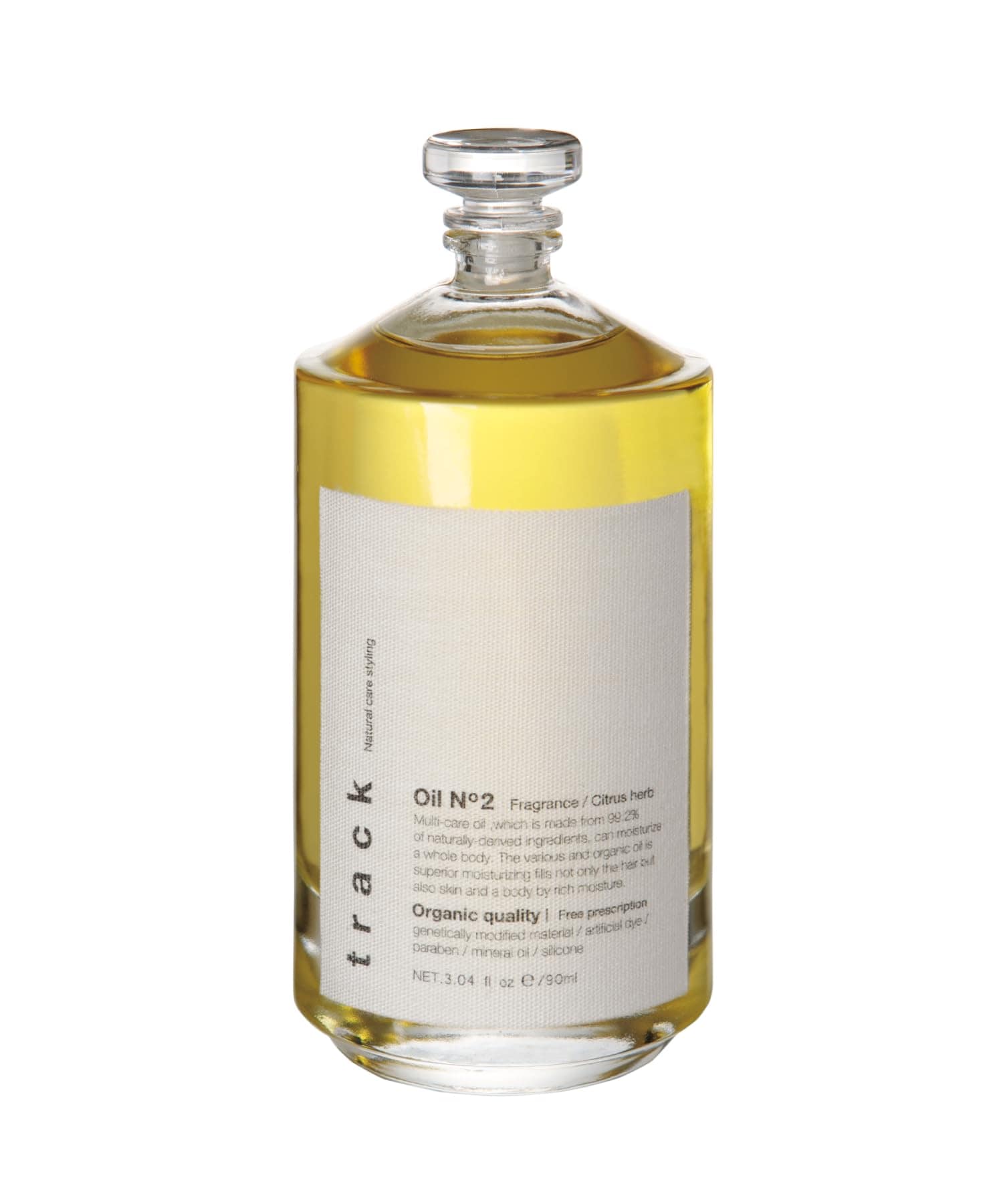 track トラック ヘアオイル No.2 ナンバーツー 90ml 4,615円