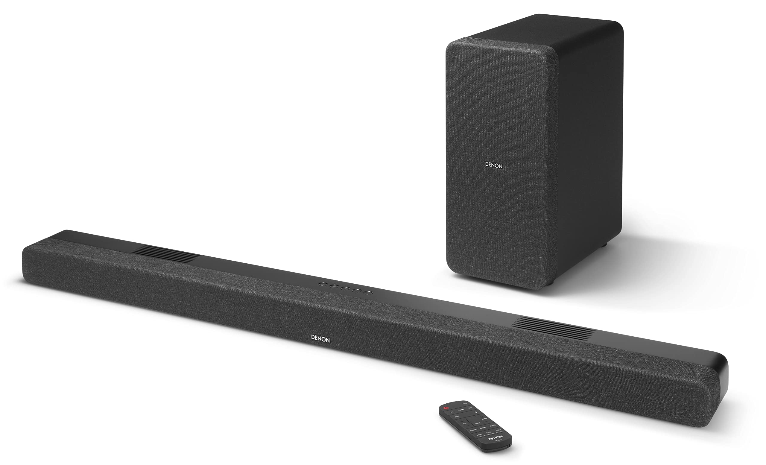 【Denon】デノン サウンドバー 【DHT-S517K ブラック】Dolby Atmosイネーブルドスピーカー内蔵 ワイヤレスサブウーハー付き 3.1.2ch