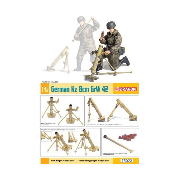 Dragon Models USA 1/6 German Kz 8cm GrW 42 並行輸入品