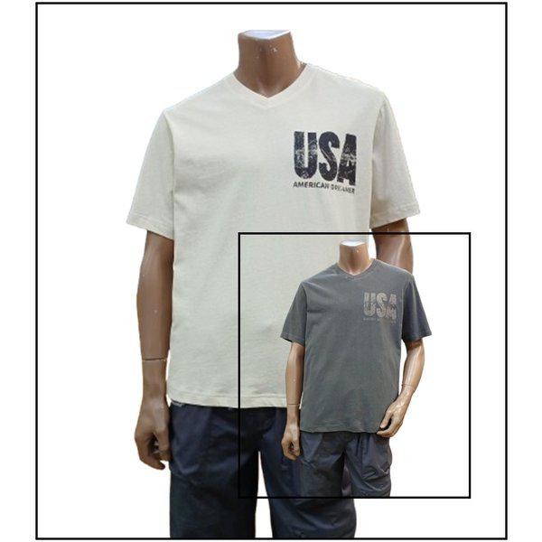 （共用）ヴィンテージUSA Vネック半袖Tシャツ JR2TSU401_BP_BP