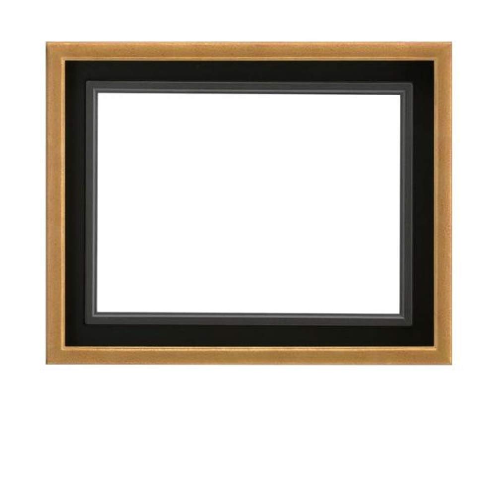 大額 油額 F4 ゴールド アクリル 7747 本体サイズ:439×348×44mm 素材:木製