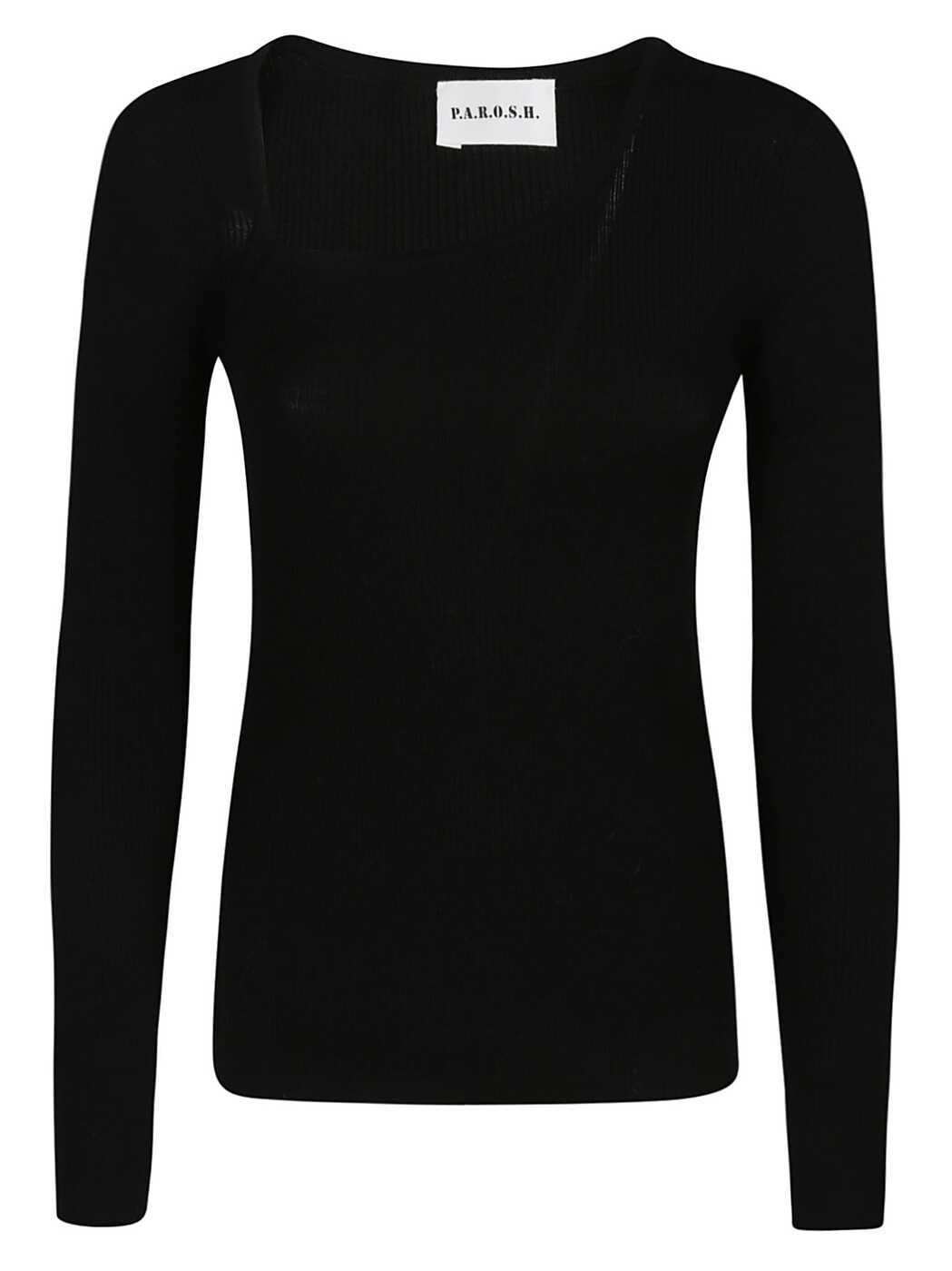 LEILA24D540802 013 NERO ブラック 秋冬2024 ニットウェア レディース ia