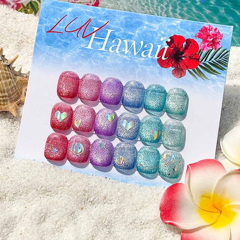 [LUV Hawaii] Flash Magnet Gel Collection [6色 SET ] 神秘的なハワイのカラーを表現した