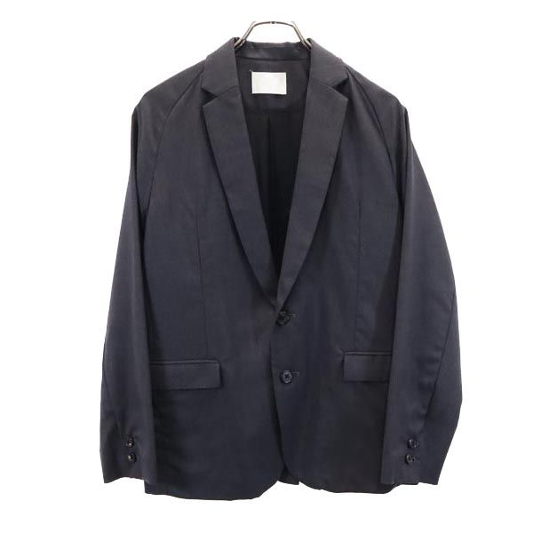 マイン カシミヤウール テーラードジャケット 1 グレー MIN メンズ