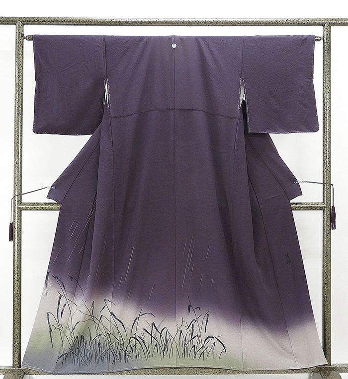 色留袖 未着用 正絹 鳥草葉模様 身丈153.5cm 裄丈64cm 色留袖 一つ紋 未使用 着物 19,800円