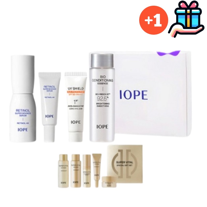 [メガ割 スキンケア1+1] NEWレチノール スーパーバウンス セラム + エッセンス30ML + 10ML サンプロテクター + スーパーバイタル見本5種 追加贈呈 サンプルスキンケア 基礎化粧品