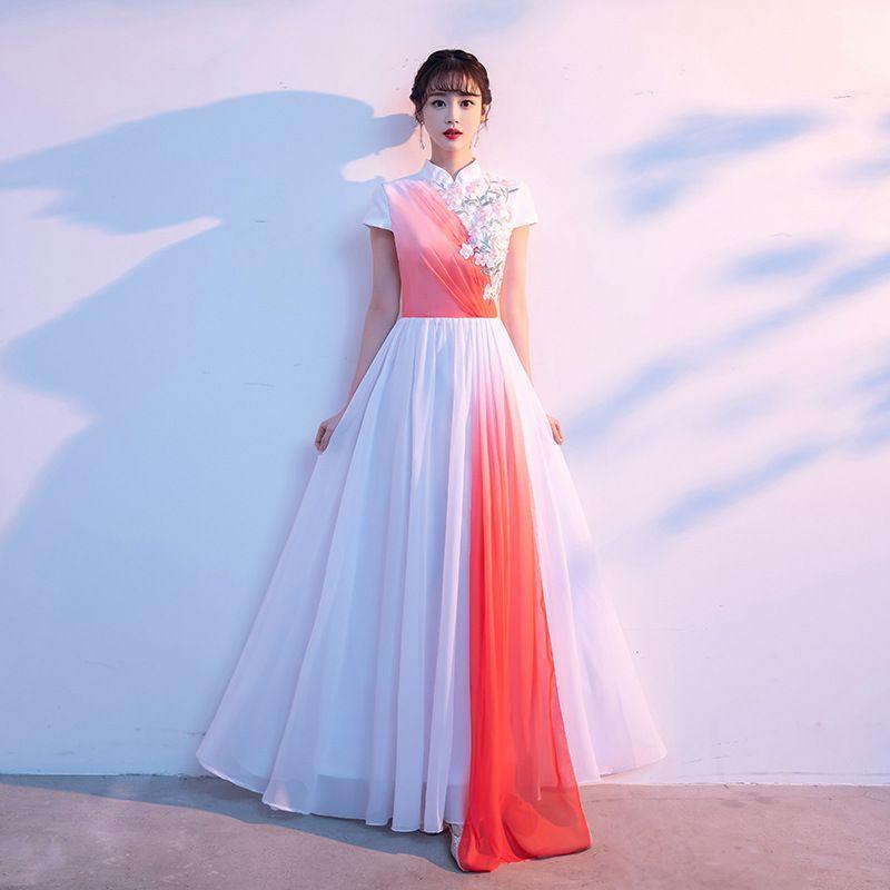 カラードレス 花嫁 二次会 演奏会 プリンセスドレス ウェディングドレス パーティードレス イブニングドレス ロングドレス 発表会 謝恩会 披露宴 大きいサイス