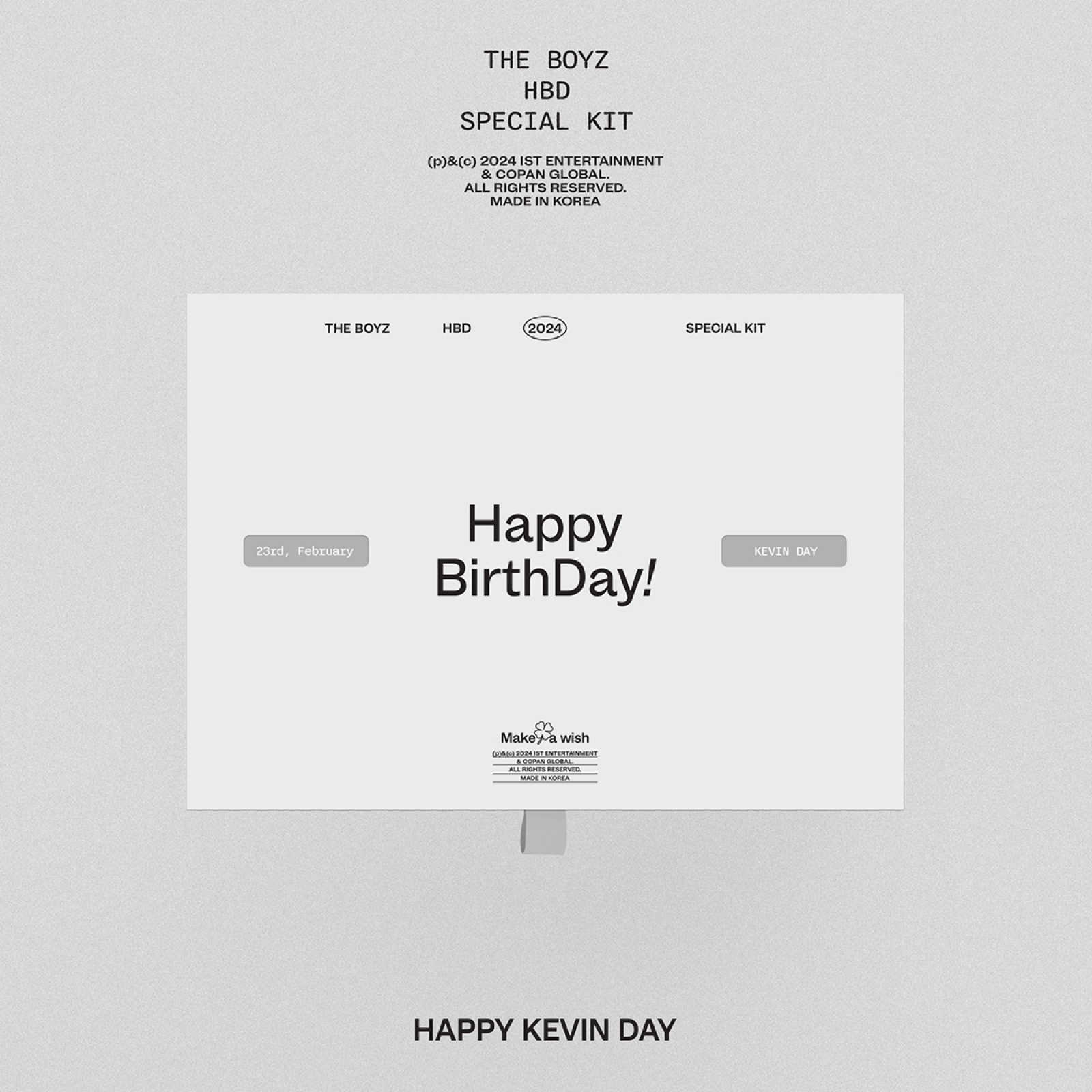 （HAPPY KEVIN DAY）THE BOYZ - THE BOYZ HBD KEVIN SPECIAL KIT 5,610円
