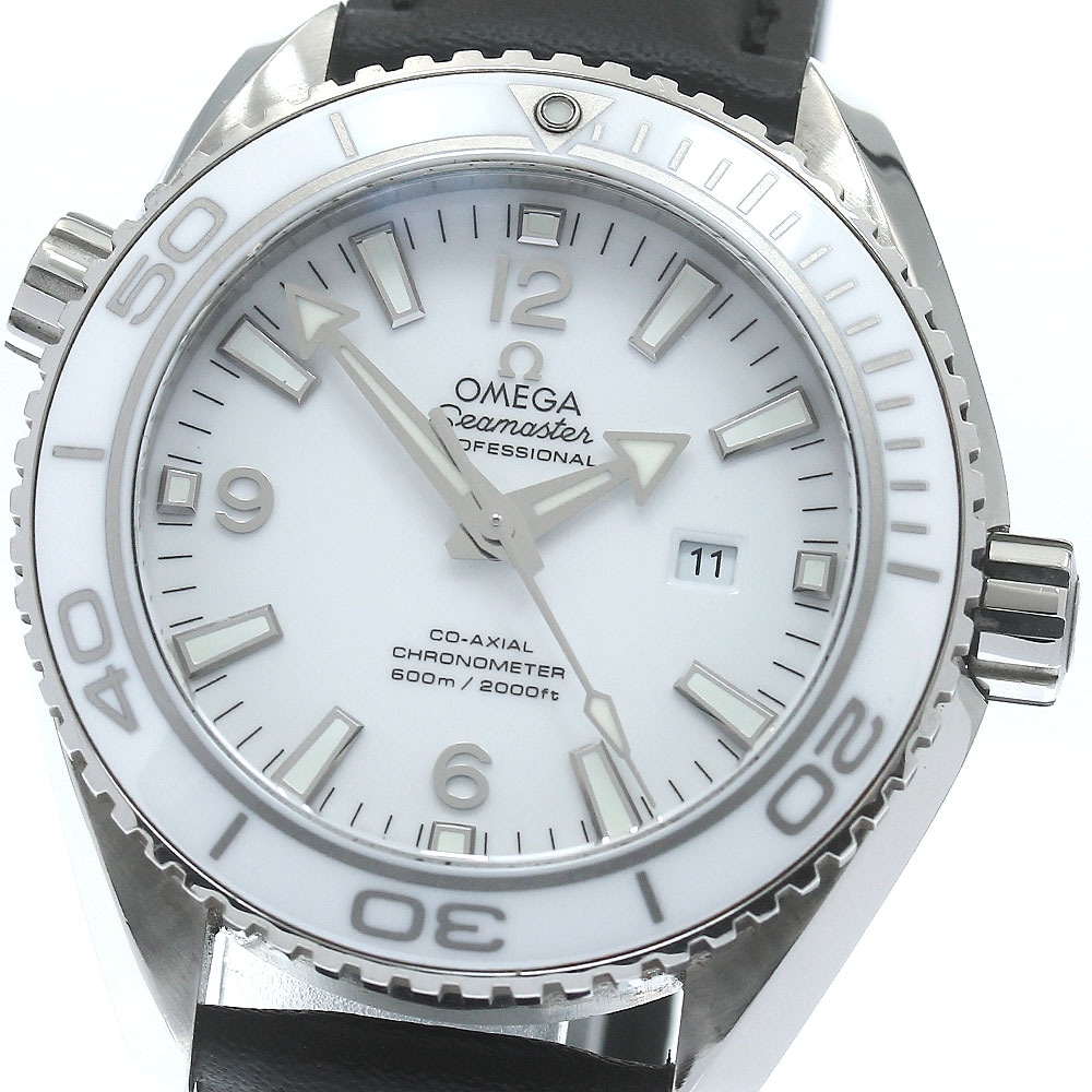 オメガ OMEGA 232.33.38.20.04.001 シーマスター プラネットオーシャン デイト 自動巻き レディース 良品 保証書付き_862773【中古】
