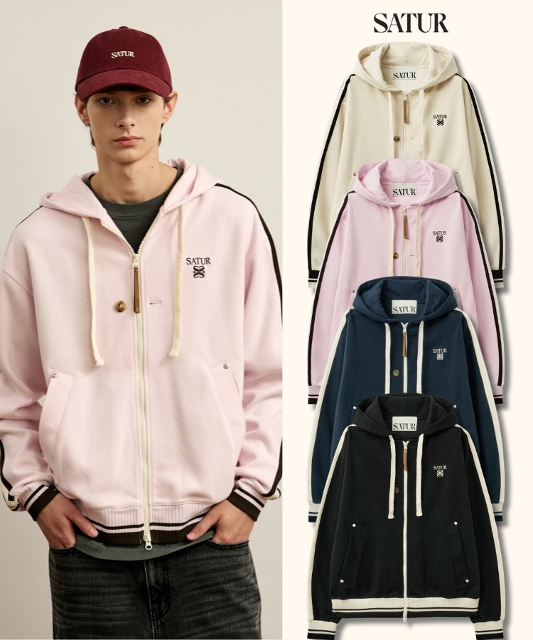 Qoo10 SATUR Lawton Loose Fit ロゴ