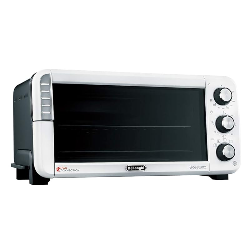 【即納】DeLonghi(デロンギ) DeLonghiコンベクションオーブン スフォルナトゥット EO12562J-WN 焼きムラなし 時短予熱 シンプル操作 トースト4枚分 調理機能5種類 ピザス
