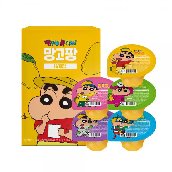 クレヨンしんちゃん マンゴーパン 16個入り 짱구는못말려 망고팡 16개입
