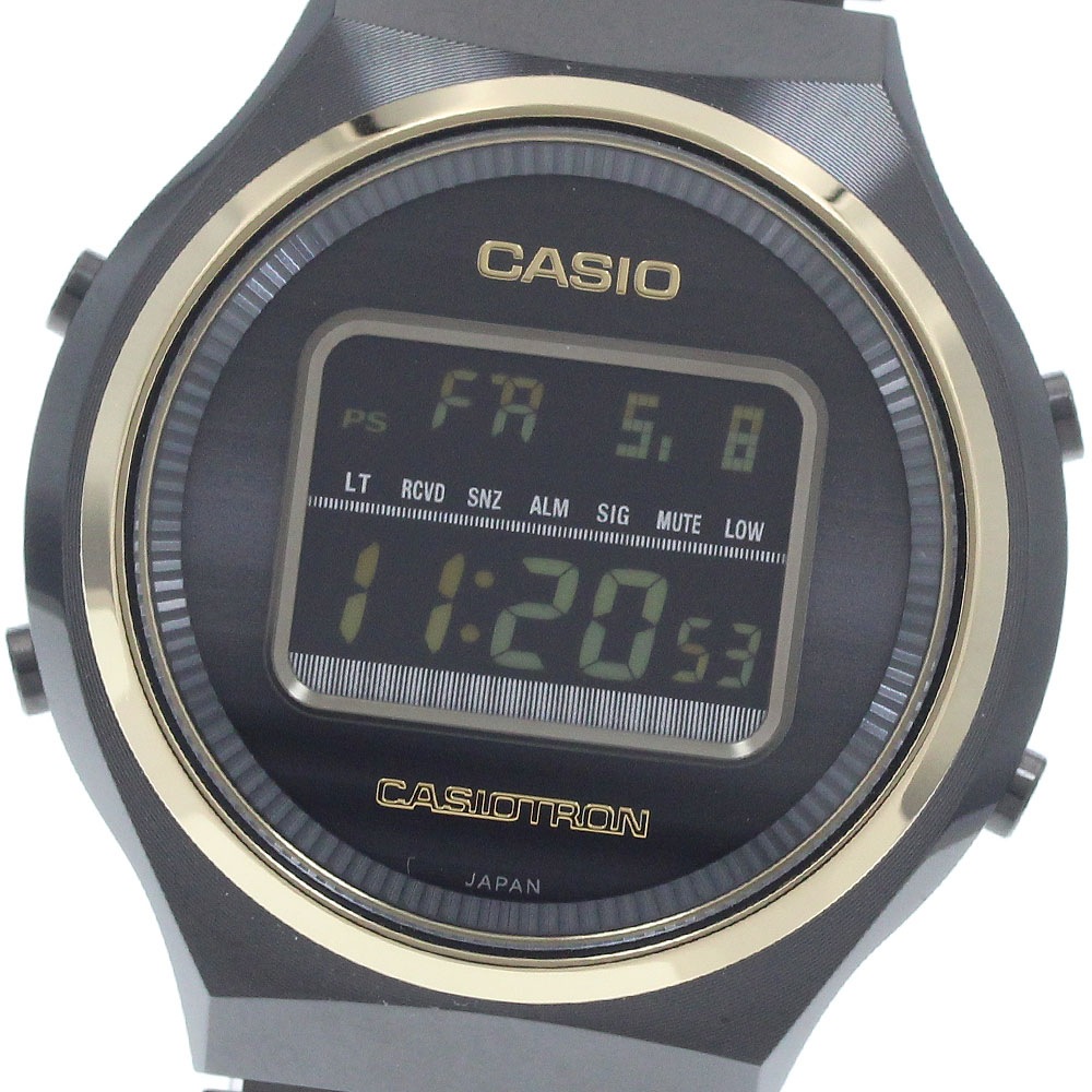 カシオ CASIO TRN-50ZE-1AJR カシオトロン Bluetooth搭載 50周年記念モデル ソーラー電波 メンズ 極美品 箱・保証書付き_959432【中古】