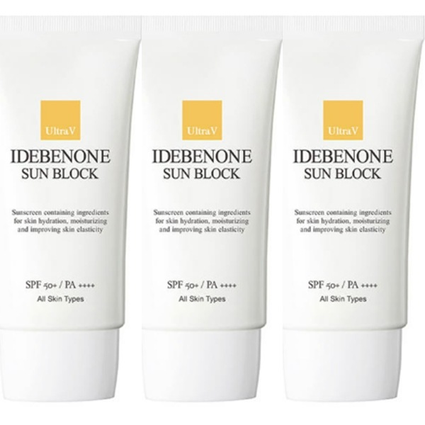 1+1+1ウルトラV イデベノン サンブロック/有機栽培者 車 UVカット サンクリーム (SPF50+/PA++++)