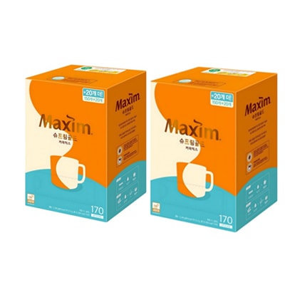 [大容量]シュプリームゴールド 170x2箱(340スティック) ソフトなプレミアムコーヒー/ 韓国人気のおいしい牛乳コーヒーミックス