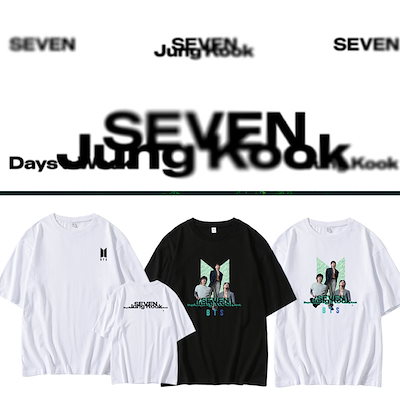 JUNGKOOK】新品未使用トレカ付・SEVEN ジョングク シャツ