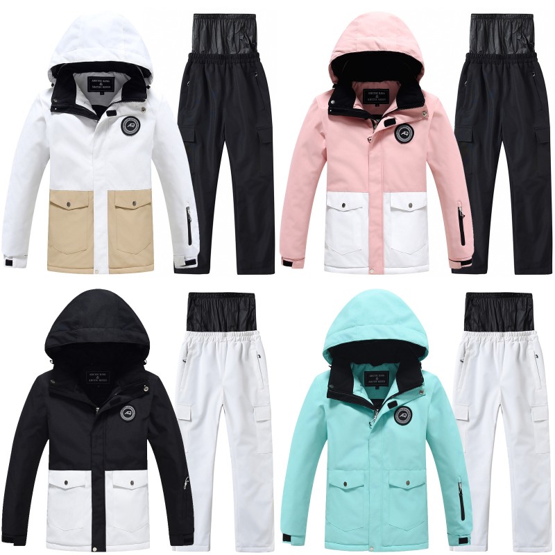 ウィンタースポーツ スノーボードウェア スキーウェア スノボウェア スキー 上下セット 男女兼用 撥水防風 保温 雪遊び 暖かい 8,090円