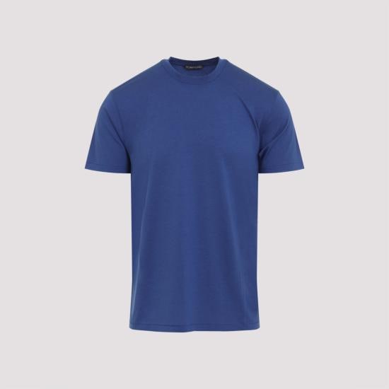 TOMFORD Men T-Shirts JCS004 JMT012 UBY PRUSSIAN BLUE