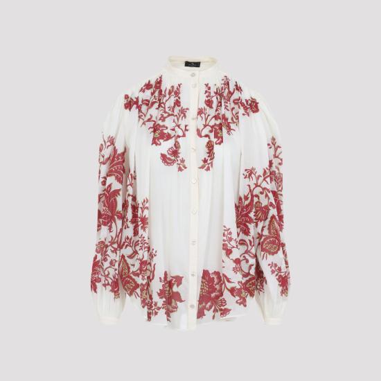 ETRO Women Shirts WRIA0048 99SP5I8 X0808 MULTI WHITE