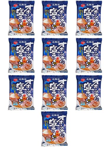 エコみらい オホーツクの塩ラーメン 10袋 塩ラーメン 乾麺 袋麺 即席麺 インスタントラーメン つらら マツコ 北海道 お取り寄せ ご当地