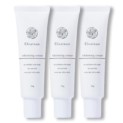 美白クリーム 肘 脇 膝 デリケートゾーン クリームｘ顔ｘ全身用ｘ医薬部外品ｘ50gｘCleatone（クレアトーン）