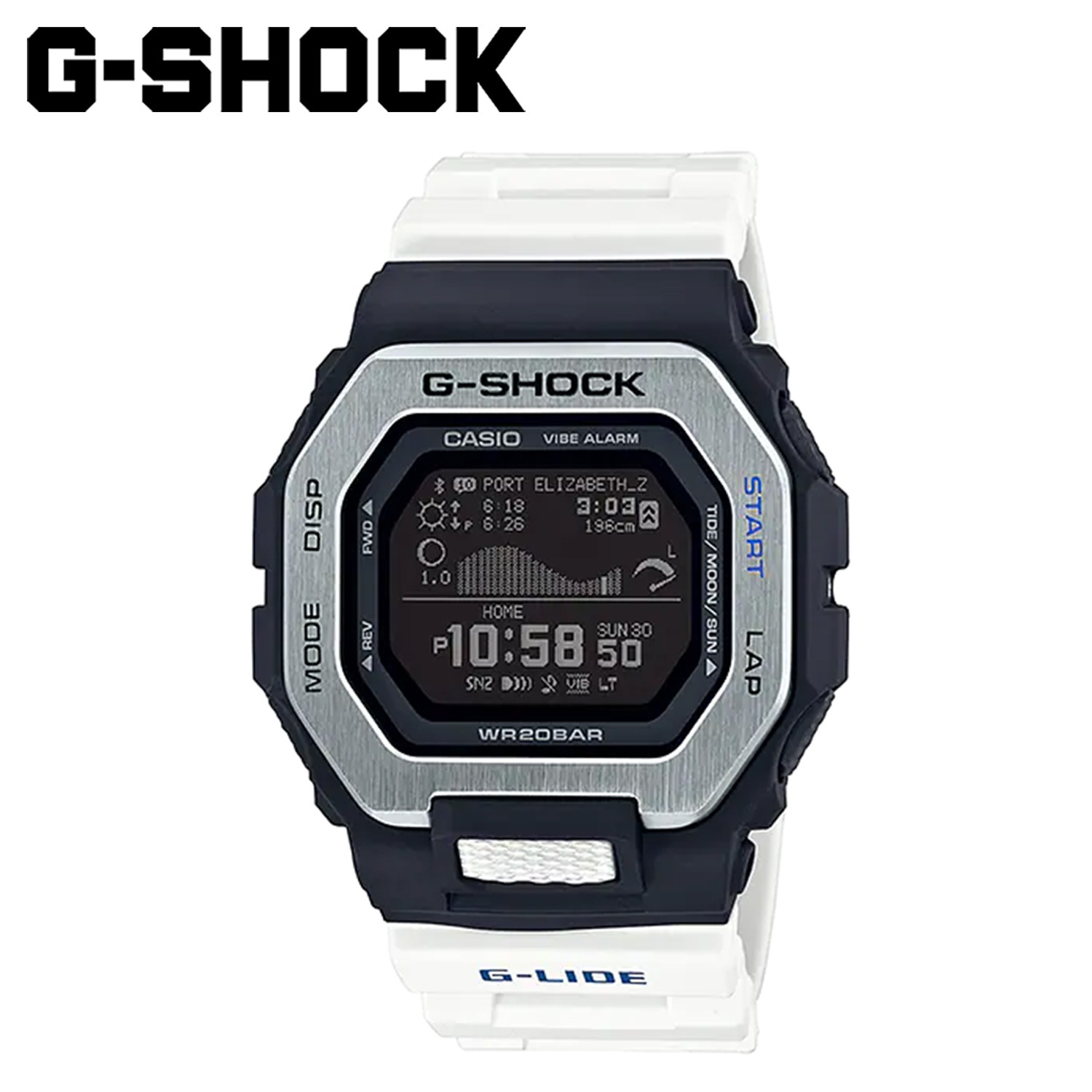 G-SHOCK 腕時計 GBX-100-7JF Bluetooth連携 GBX-100 防水 ジーショック Gショック G-ショック メンズ レディース ホワイト 白