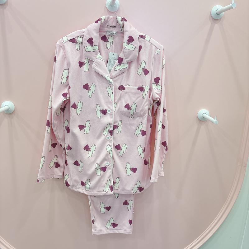 女性極細糸ミンクパジャマ WP6058_GN