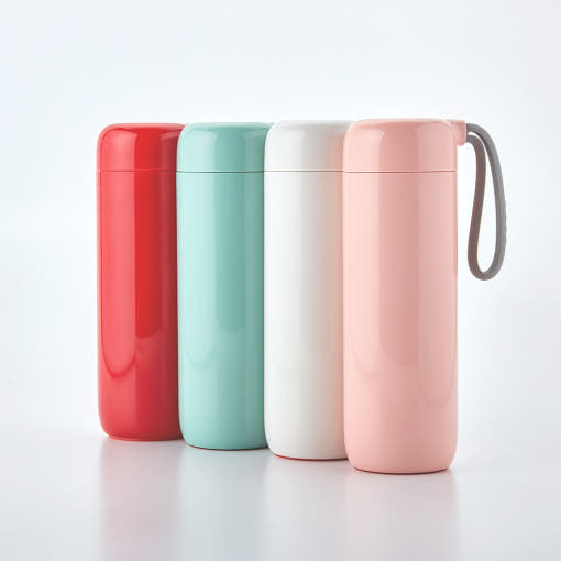 オスロ ロリポリエッジ ティー タンブラー 400ml 携帯用 保温/保冷 スリム 簡便 韓国 人気アイテム