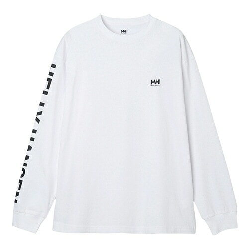 ロングスリーブレターティー アウトドア 長袖Tシャツ ユニセックス HE32638-CW