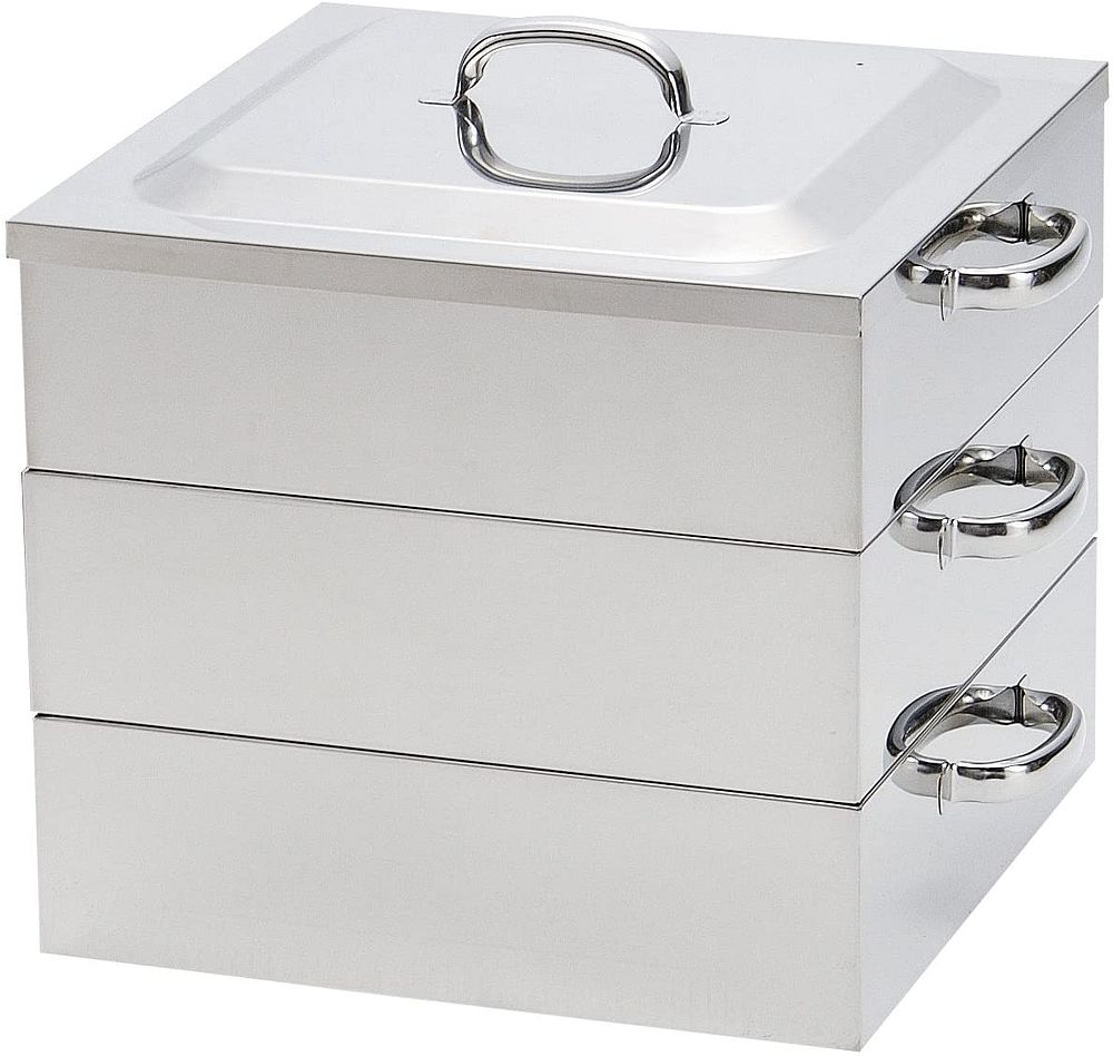 神子島製作所 PE 18-8業務用角蒸器 2段 55cm 47,763円