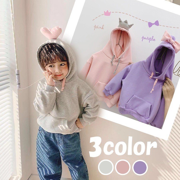 限定モデル 韓国子供服 キッズパーカー 子ともパーカー 秋冬 女の子 子ともトップス おしゃれ Tシャツ 可愛い