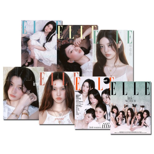 [7種セット] 韓国女性雑誌 ELLE 2025年 9月号 (ILLIT表紙7種セット) 11,513円