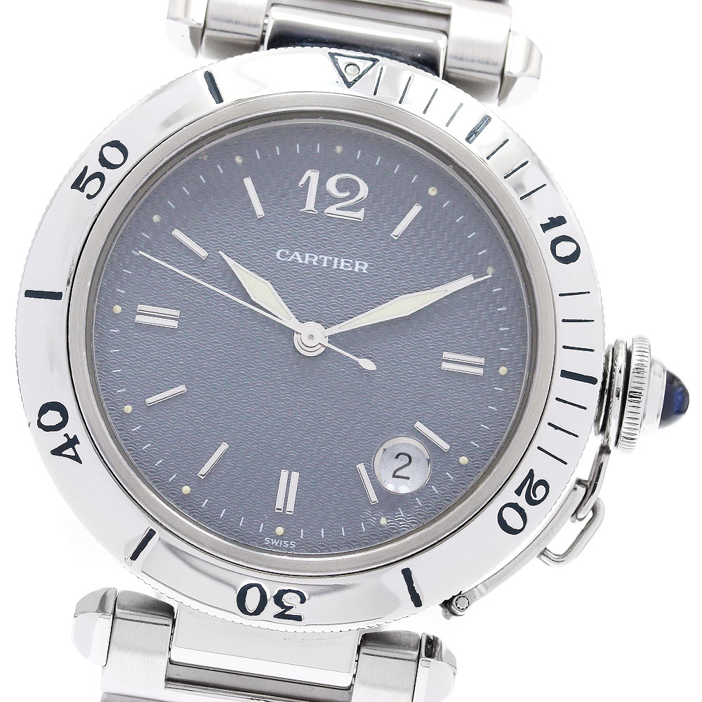 カルティエ CARTIER W31017H3 パシャ38 デイト 自動巻き メンズ 良品 _883332【中古】