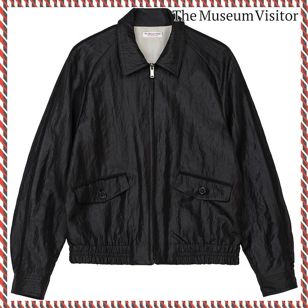 【THE MUSEUM VISITOR】26fw SHIMMER TAPE BLOUSON JACKET